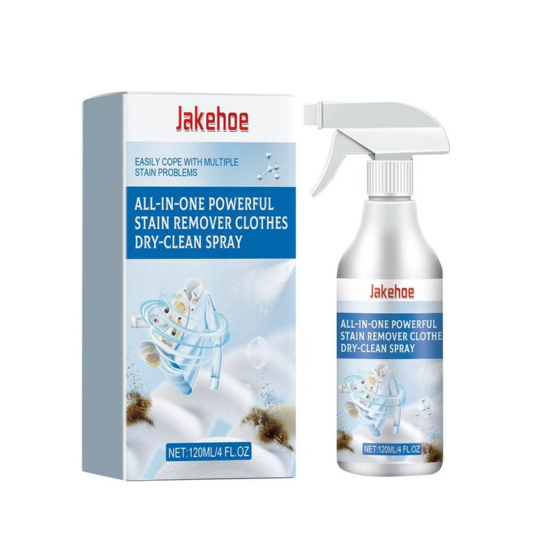 JAKEHOE Stain Removal Dry Cleaning Spray for Clothes JHC04-A010-120-BU1